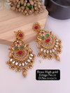 2 Earrings Brass High Gold Jumka Butti Wholesale Price In Surat
